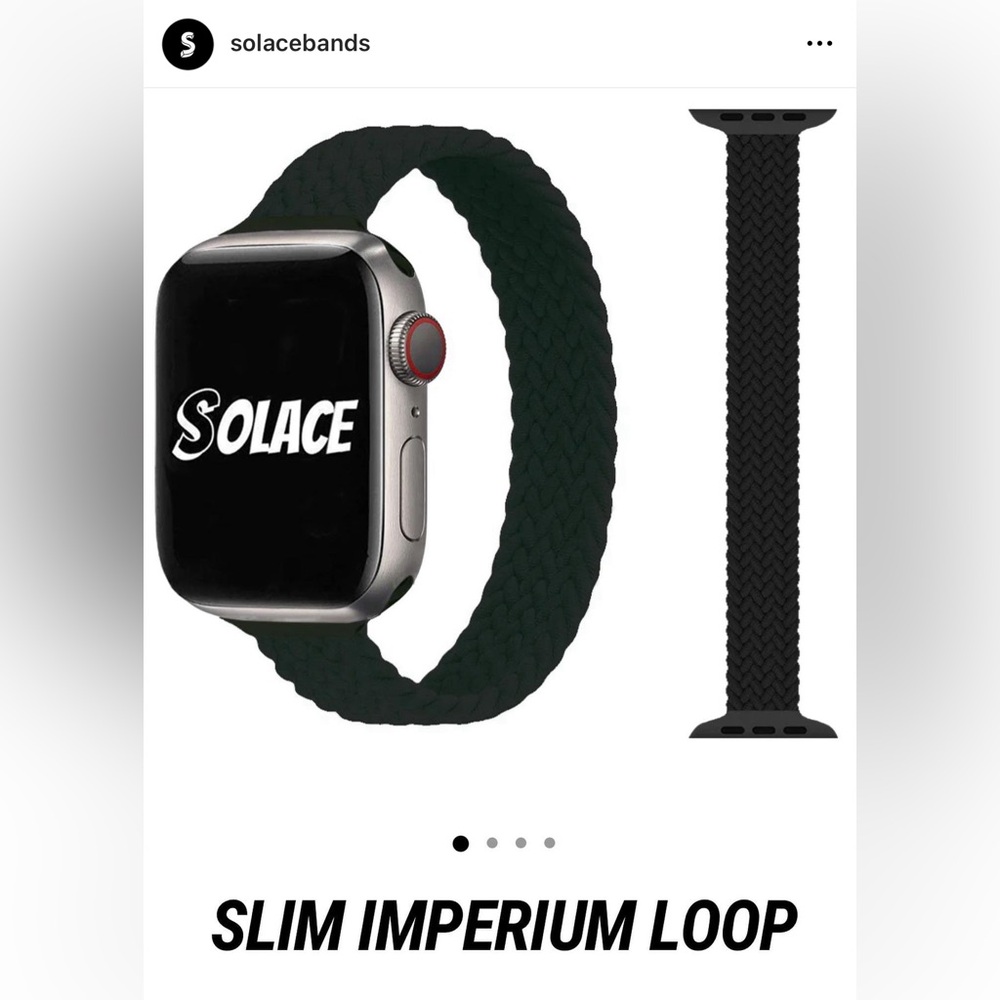 Black Apple Watch band 41mm